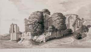 Kenilworth Castle, 1776 (pen, pensel og blæk på papir)